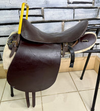 Load image into Gallery viewer, 15” MW Kids Seaside Donkey/Pony Ride Saddle - Brown