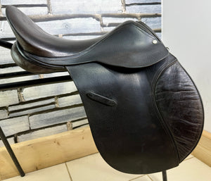 16” MW Charles Mountfort Pony GP Saddle - Black