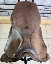 Load image into Gallery viewer, 15” Wide English Pony WH/Show Saddle - Brown