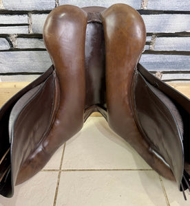16 1/2” MW Sandringham GP Saddle - Brown