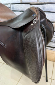 16 1/2” Wide Silhouette GP Saddle - Brown