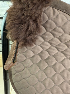 S/H Nuumed Wool Rolled Edge Half Pad - Brown - Large