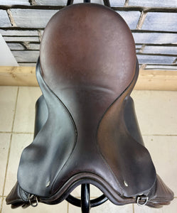 16” Wide Ideal English Pony WH/VSD Saddle - Brown