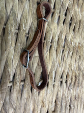Load image into Gallery viewer, Original Myler Back/Curb Strap - One Size - Tan Leather