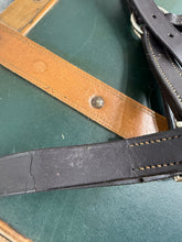 Load image into Gallery viewer, Full Size English Leather Headcollar - Brown - Heavy Duty - Adjustable