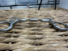 Load image into Gallery viewer, S/H 5 3/4” Myler Comfort Mouth Port Barrel Hanging Cheek Snaffle