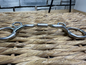 S/H 5 3/4” Myler Comfort Mouth Port Barrel Hanging Cheek Snaffle