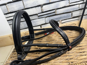 S/H Albion English Competition Double Bridle - Black - Full