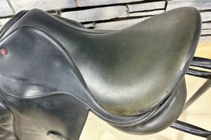 17” Medium Jeffries Falcon English Event GP Saddle - Black
