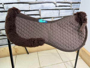 S/H Nuumed Wool Rolled Edge Half Pad - Brown - Large