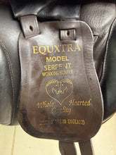 Load image into Gallery viewer, 15” Medium-Wide/XW Equxtra Serpent WH Pony Show Saddle - Changeable Gullet - Brown