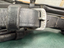 Load image into Gallery viewer, Heritage Cavesson Snaffle Bridle - Black -Pony Size- Comfort Padded