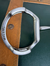 Load image into Gallery viewer, 5 1/2” Myler Curved Barrel Mouth Snaffle Bit - With Hooks