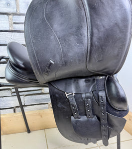 17 1/2” Changeable Gullet Utopia/Discovery GP Saddle - Black