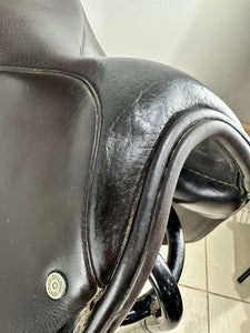17 1/2” MW Spalding Eclipse Dressage Saddle - Brown