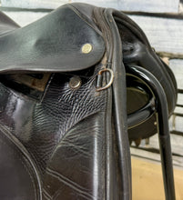 Load image into Gallery viewer, 15” Medium Heritage Saddlery English GP Pony Saddle - Black