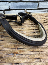 Load image into Gallery viewer, S/H Black Padded Leather Headcollar - Full