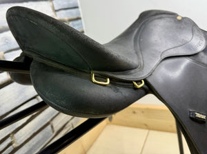 17” XW/Changeable Gullet Wintec 2000 GP Saddle - Black
