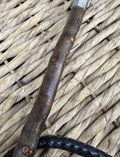 Load image into Gallery viewer, Footpack/Kennel Hunting Whip - Holly With Plaited Leather Thong