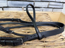 Load image into Gallery viewer, S/H Fine English Cavesson Bridle - Very Dark Havana - Full