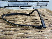 Load image into Gallery viewer, Miniature Horse In Hand Rolled Leather Show Halter/Bridle - Brass