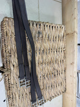 Load image into Gallery viewer, 42” Fylde Leather Show Girth - Brown - English Leather Show Pony/Hack