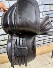 Load image into Gallery viewer, 17” Wide Jeffries Stamford WH Saddle - Brown