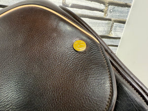16 1/2” Wide R.S. Saddles Excelle Monoflap Jump Saddle - Brown