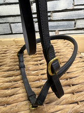 Load image into Gallery viewer, S/H English In-hand Show Bridle - Full - Black/Brass