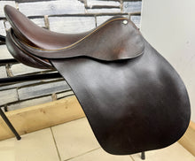 Load image into Gallery viewer, 14” Wide Pony GP Childs Saddle - Brown - English Leather - Lead Rein/Tiny Tot - Shetland