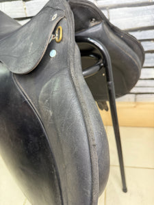 17” Wide/Changeable Gullet Wintec 2000 GP Saddle - Black