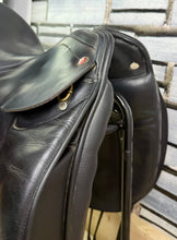Load image into Gallery viewer, 18” Medium Albion SLK II Adjusta LH Dressage Saddle - Black