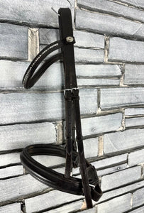 S/H Schockemohle Dressage Bridle -Padded Nose- Brown -Full