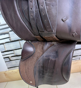 17” Wide-XW Symmonds Olympus Forward Cut GP Saddle - Brown