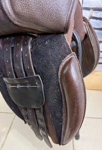 17 1/2” MN Humphries & Swain Holistic Saddlery GP/Jump Saddle - Brown