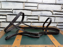 Load image into Gallery viewer, S. Milner &amp; Son Hunter Snaffle Bridle - Brown -Extra Full Size- English Leather