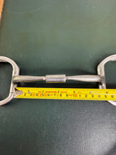 Load image into Gallery viewer, 5 1/2” Myler Curved Barrel Mouth Snaffle Bit - With Hooks
