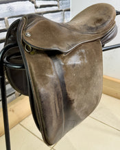 Load image into Gallery viewer, 16” XW Fylde English Pony WH/Show Saddle - Brown