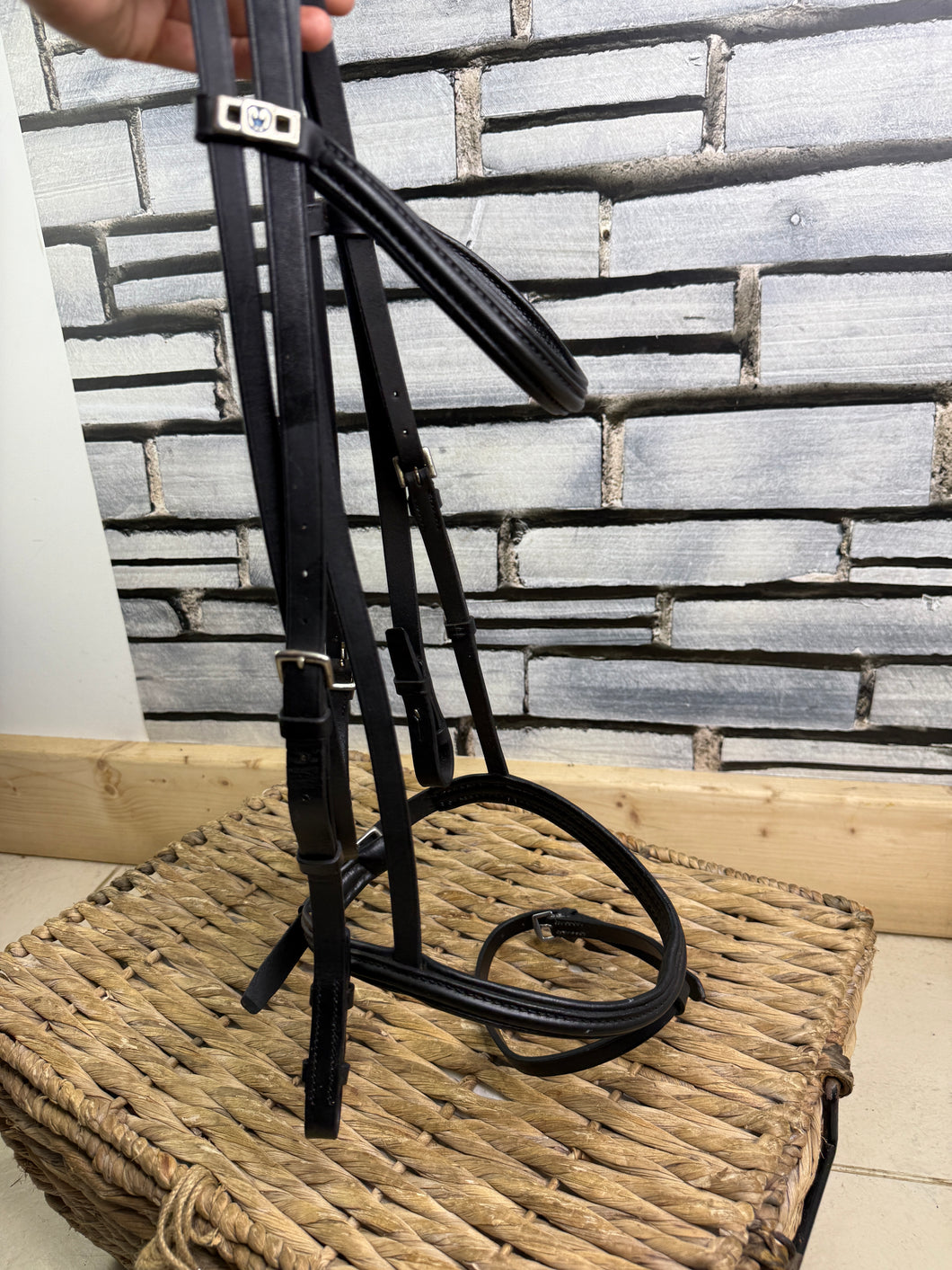 S/H English M&M Complete Pelham Bridle - Brown - LargePony/Cob