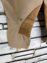 Load image into Gallery viewer, Vintage Sams Cavalry Twill Elephant Ear Breeches -24” Waist- Buff - Suede Knees