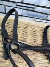 Load image into Gallery viewer, S/H English Brown Leather Headcollar - Full