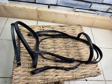 Load image into Gallery viewer, S/H Stubben CTD Flash Competition Bridle - Black - Full