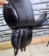 Load image into Gallery viewer, 14 1/2” Wide English Pony GP Saddle - Black - Sec A/Shetland - Tiny Tot