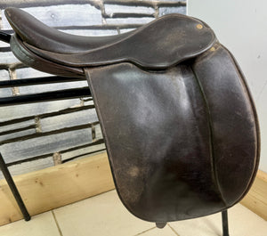 15 1/2” Wide-XW Sturgess English WH Pony  Show Saddle - Brown