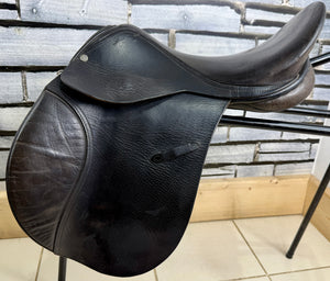 16” MW Charles Mountfort Pony GP Saddle - Black