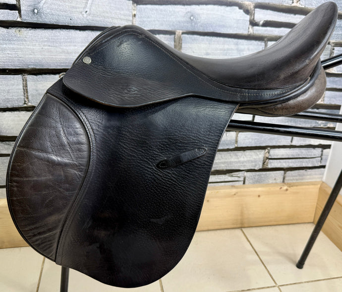 16” MW Charles Mountfort Pony GP Saddle - Black
