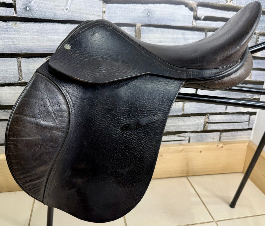 16” MW Charles Mountfort Pony GP Saddle - Black