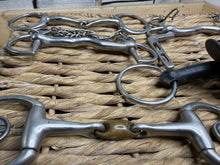 Load image into Gallery viewer, S/H Job Lot of Five X 5 1/2” Bits - Curb &amp; Snaffles