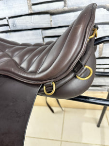 17” Wide Ideal/WRSC Le Trek/Enduro Saddle - Brown