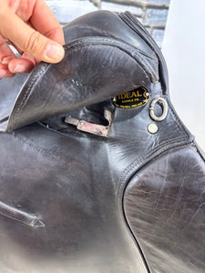 17” Medium Ideal International Event Saddle - Brown